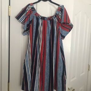 NWT! On/Off Shoulder Dress
